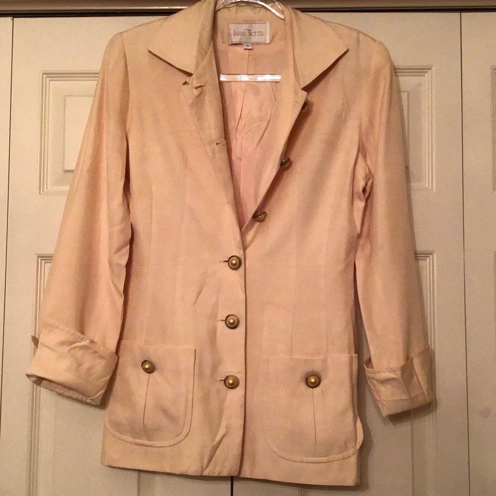 Vintage Barrie Pace 100% Silk Blazer